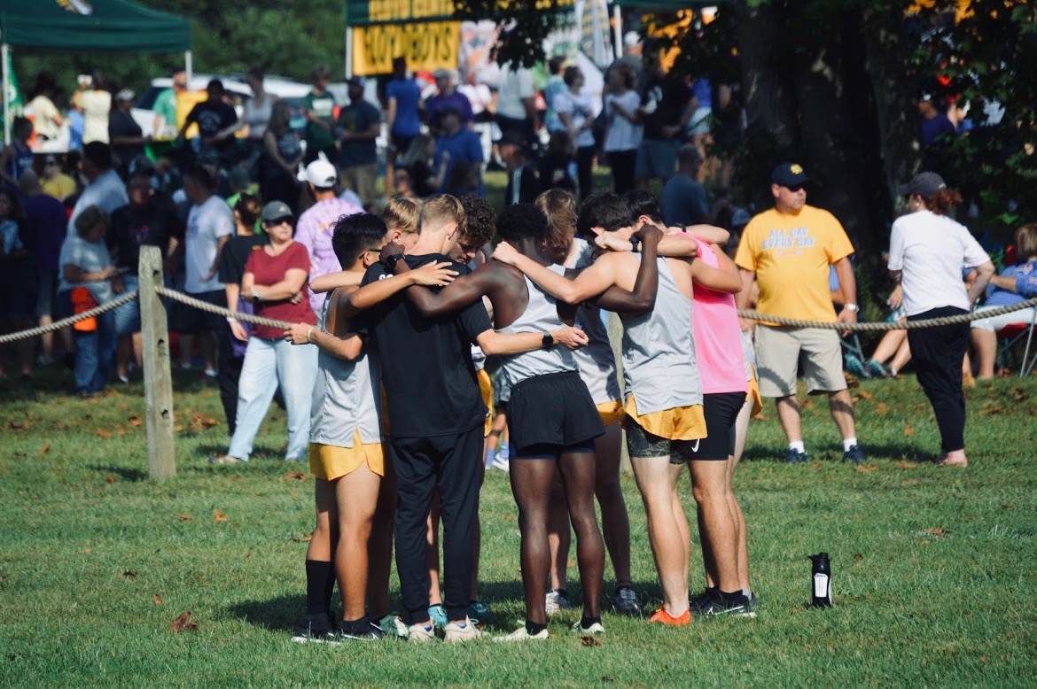 XC Team Huddle